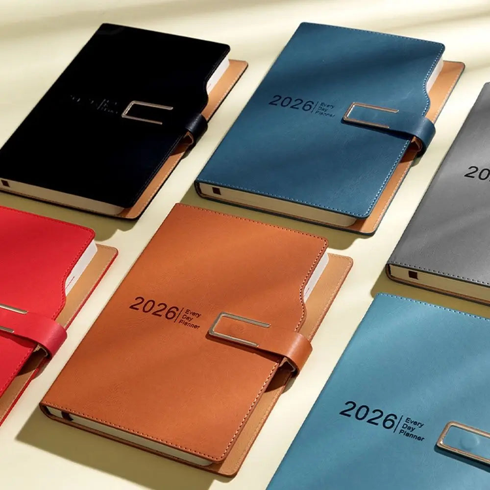 180 Pages 2026 Schedule Planner Notepad 12 Months Efficiency To-do List Notebook English Self-discipline Office Work Planner