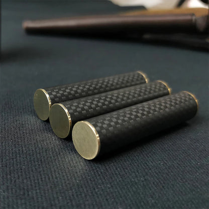 Carbon Fiber Three-section Stick EDC Fidget Spinner