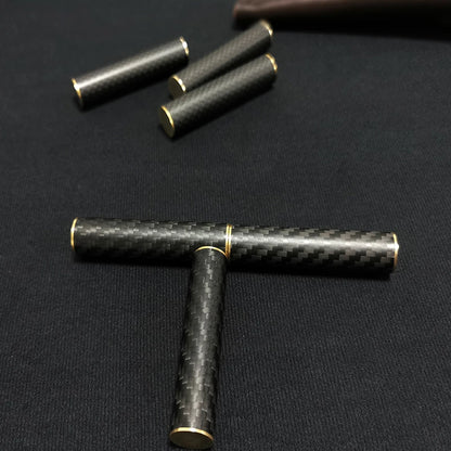 Carbon Fiber Three-section Stick EDC Fidget Spinner