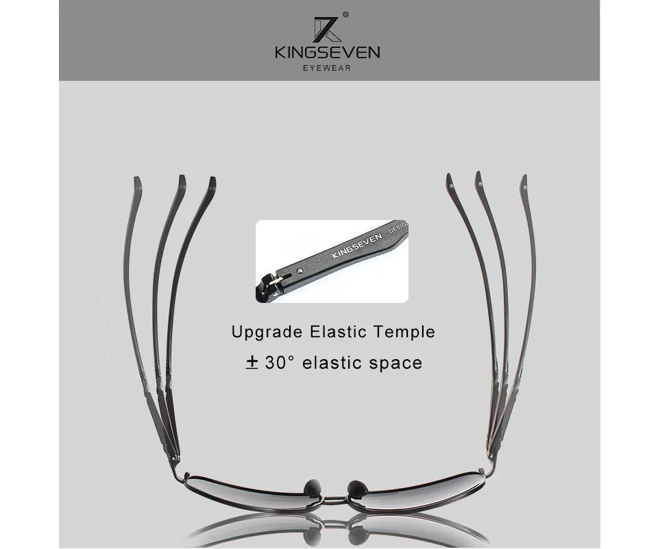 KINGSEVEN Polarized Aluminum Sunglasses
