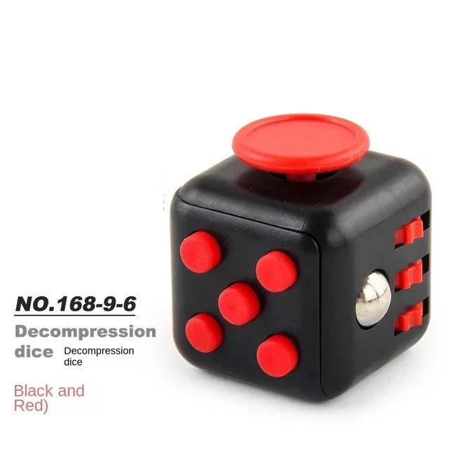 Fidget Cube with Click, Twist, Push, Spin and Texture