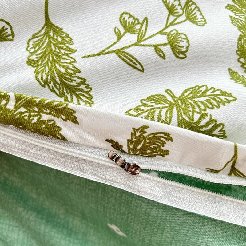 Nordic Thickened Brushed Bedding Sheet Sets Super Soft Skin Friendly Comforter Set Single Double Bed Linens for Four Seasons