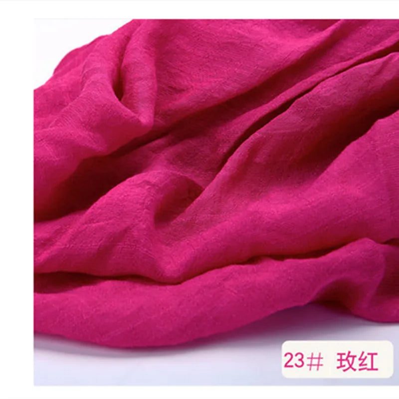 Soft Silk Bamboo Cotton Linen Fabric, Solid Color for Robe, Yoga Clothes, Gallus Lining, Thin, T878