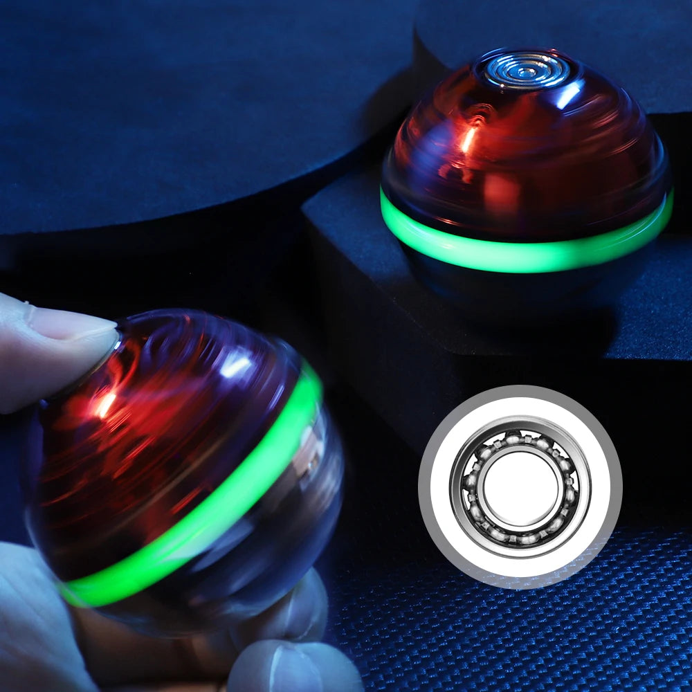 Stainless Steel Light up Fidget Ball Spinner
