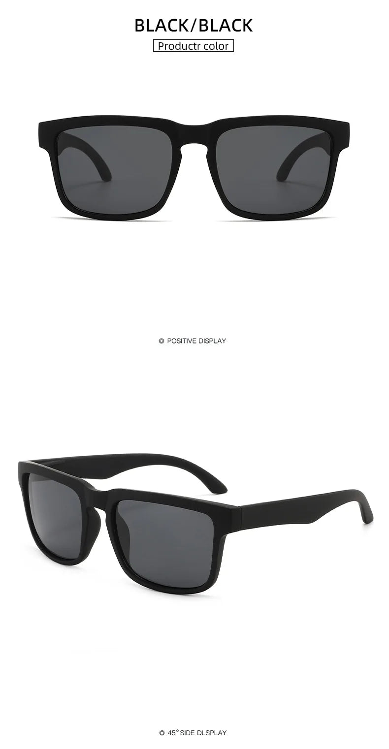 Polarized Fishing Sunglasses Men Driving Running Golf Cycling Sunglasses UV400 Protection Square Night Vision Glasses Wholesale