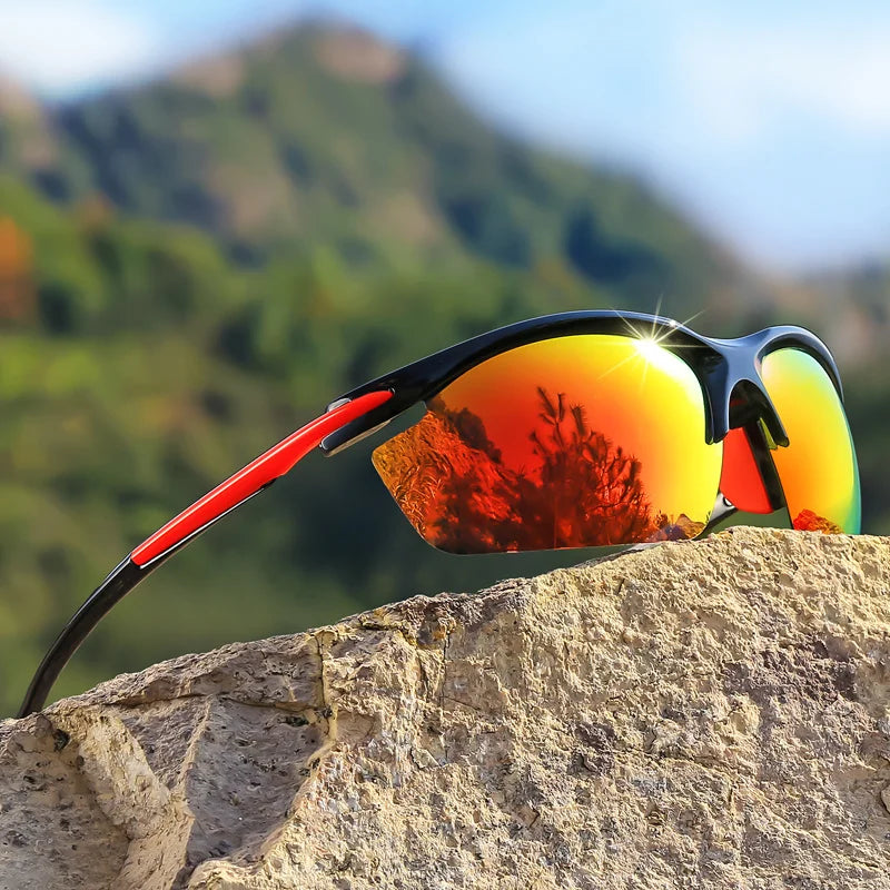 Polarized Sports  Sunglasses Half-Frame