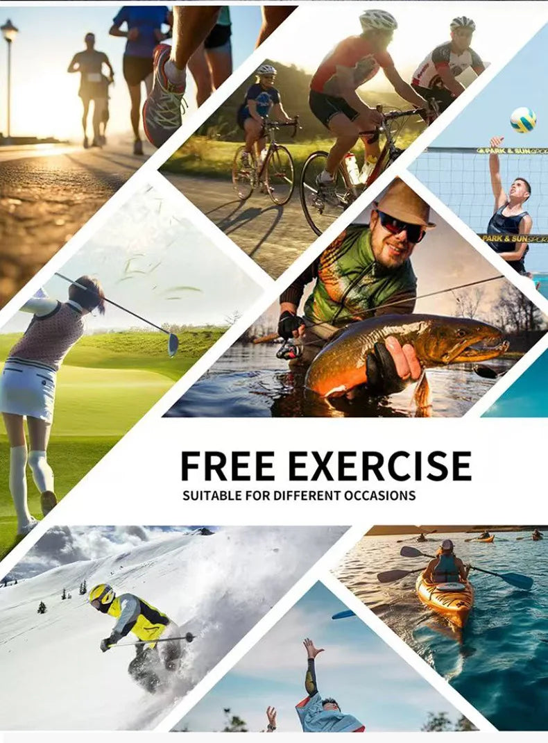 Polarized Fishing Sunglasses Men Driving Running Golf Cycling Sunglasses UV400 Protection Square Night Vision Glasses Wholesale