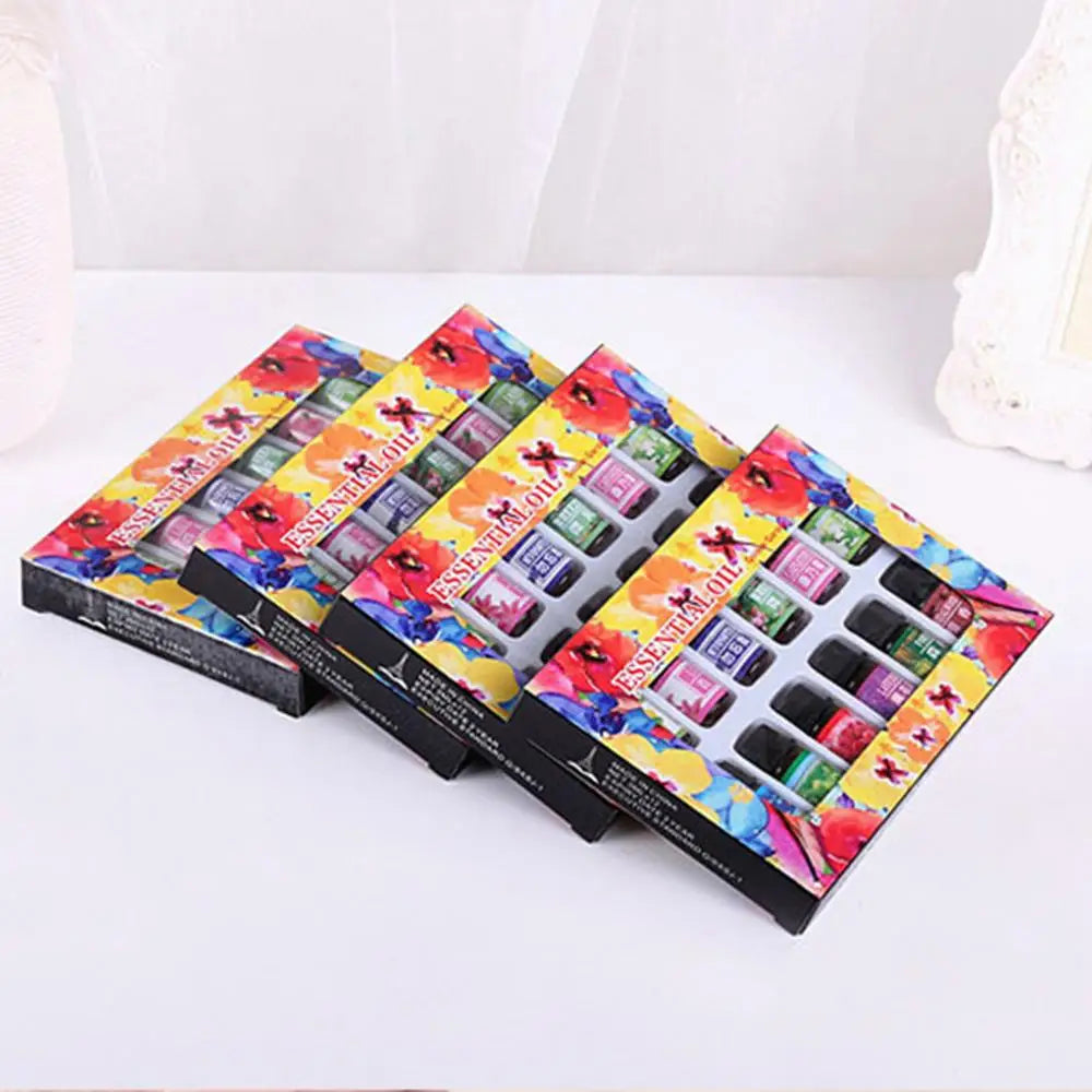 Essential Oil Set 12-bottle 3ML/0.13oz Defuse Essential Oils Water-soluble Natural Essential Oils For Diffuser Humidifier