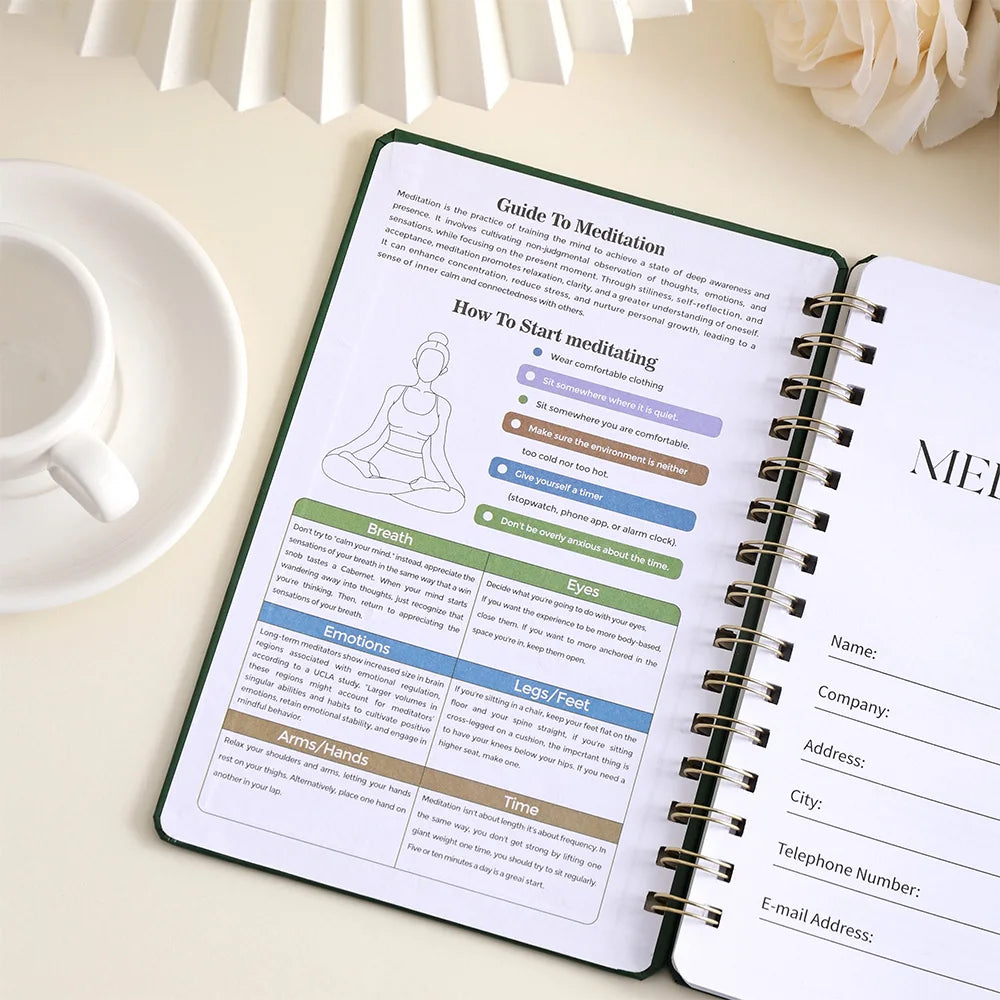 Hardcover Meditation Journal