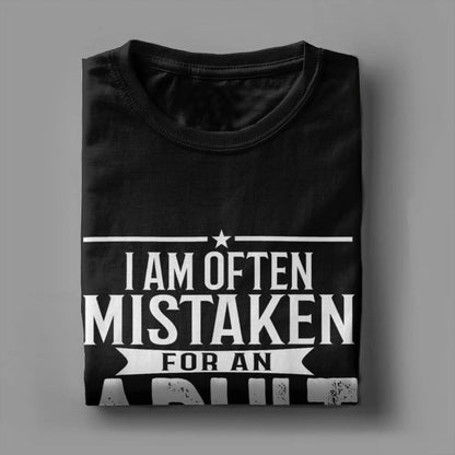 Funny Soft Tagless Crewneck Tee
