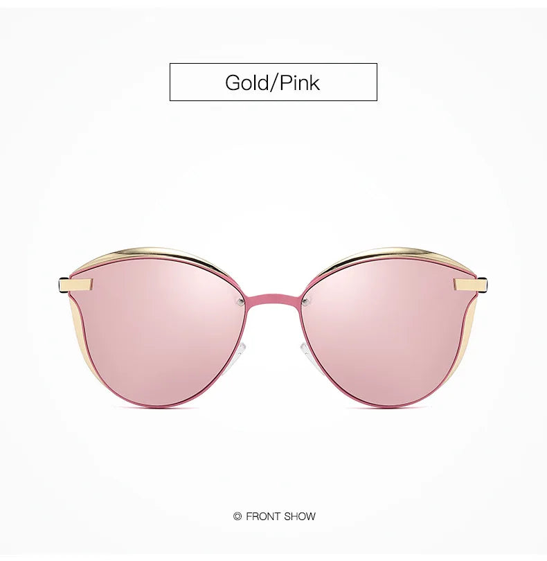 Polarized Sunglasses Women Retro Round UV Protection Dazzling Sun Glasses Premium Sense Sports Outdoor Travel Eyewear T227