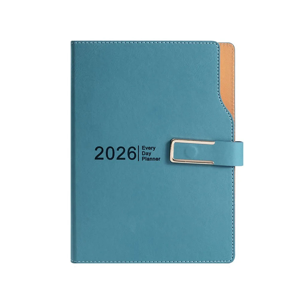 180 Pages 2026 Schedule Planner Notepad 12 Months Efficiency To-do List Notebook English Self-discipline Office Work Planner