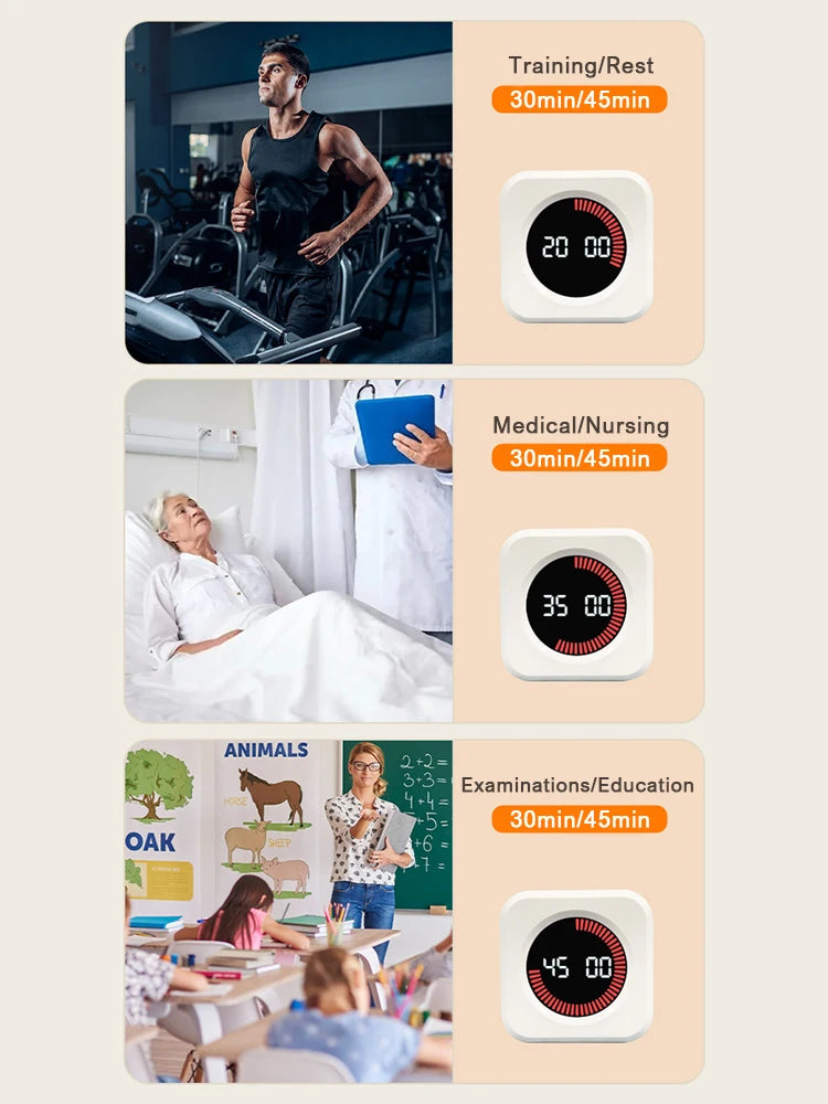 Hexagon Visual Flip Timer