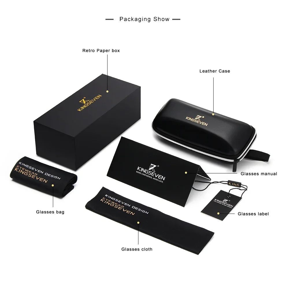 KINGSEVEN Polarized Aluminum Sunglasses