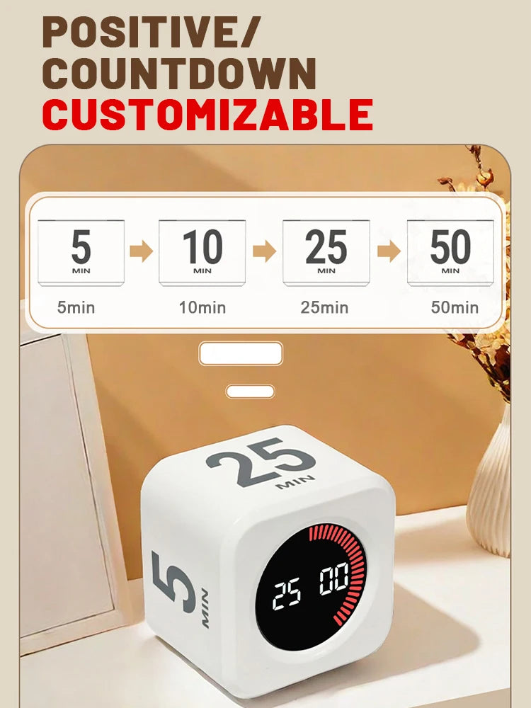 Hexagon Visual Flip Timer