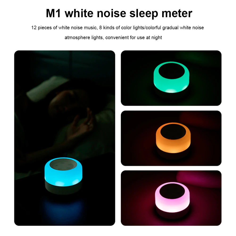 USB Rechargeable -White Noise Machine - With Night Light