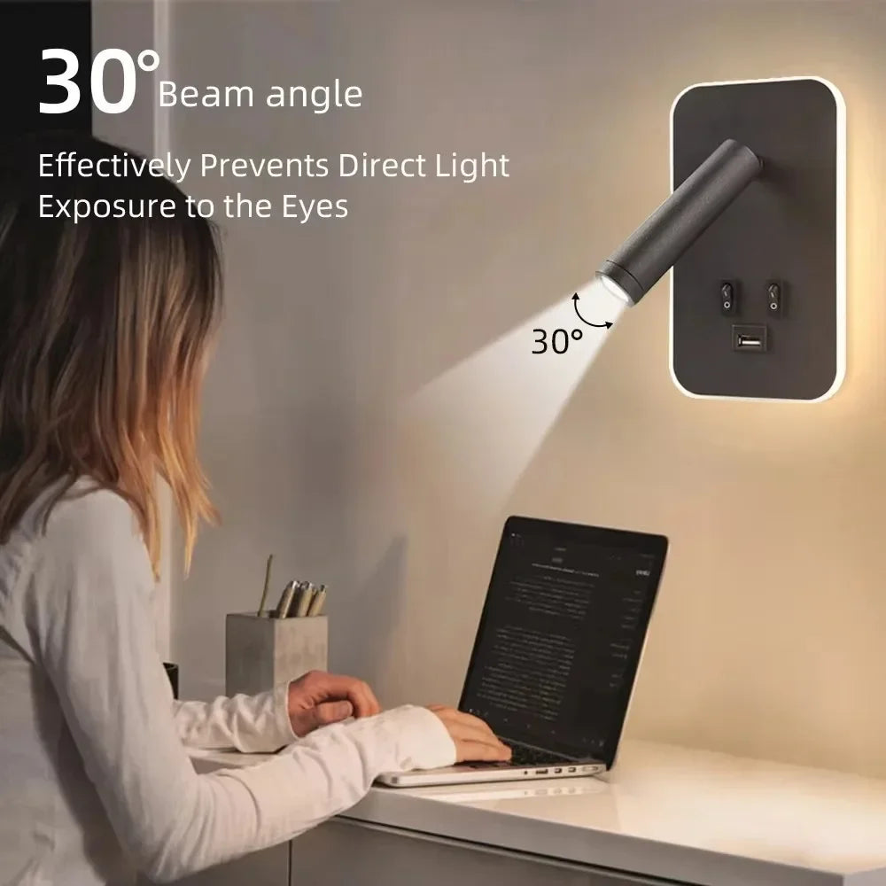Dimmable LED, Wall Mount Reading Light