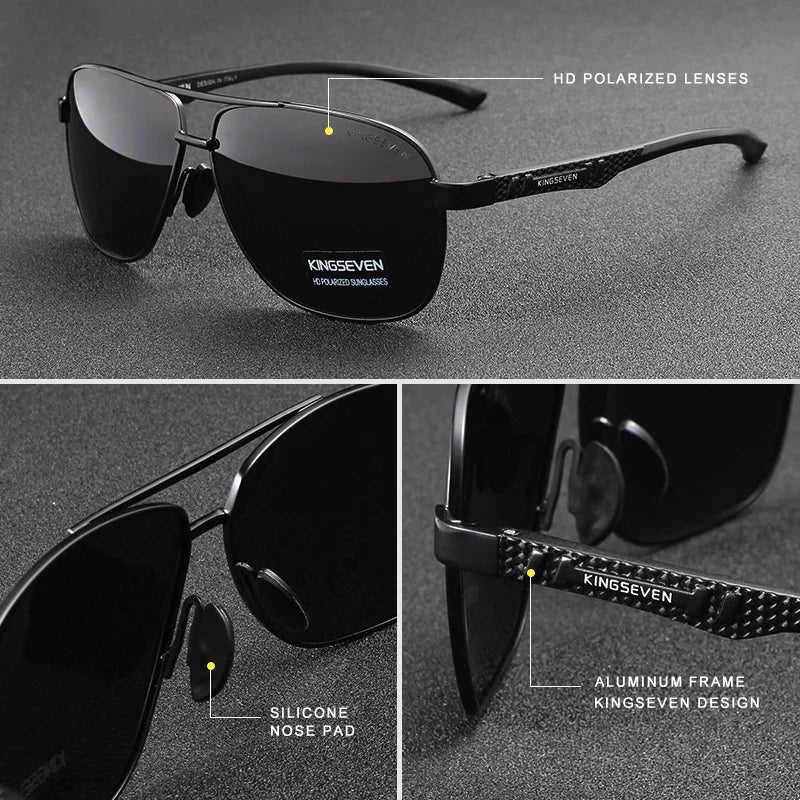 KINGSEVEN Polarized Aluminum Sunglasses