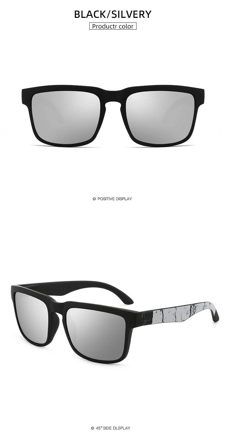 Polarized Fishing Sunglasses Men Driving Running Golf Cycling Sunglasses UV400 Protection Square Night Vision Glasses Wholesale