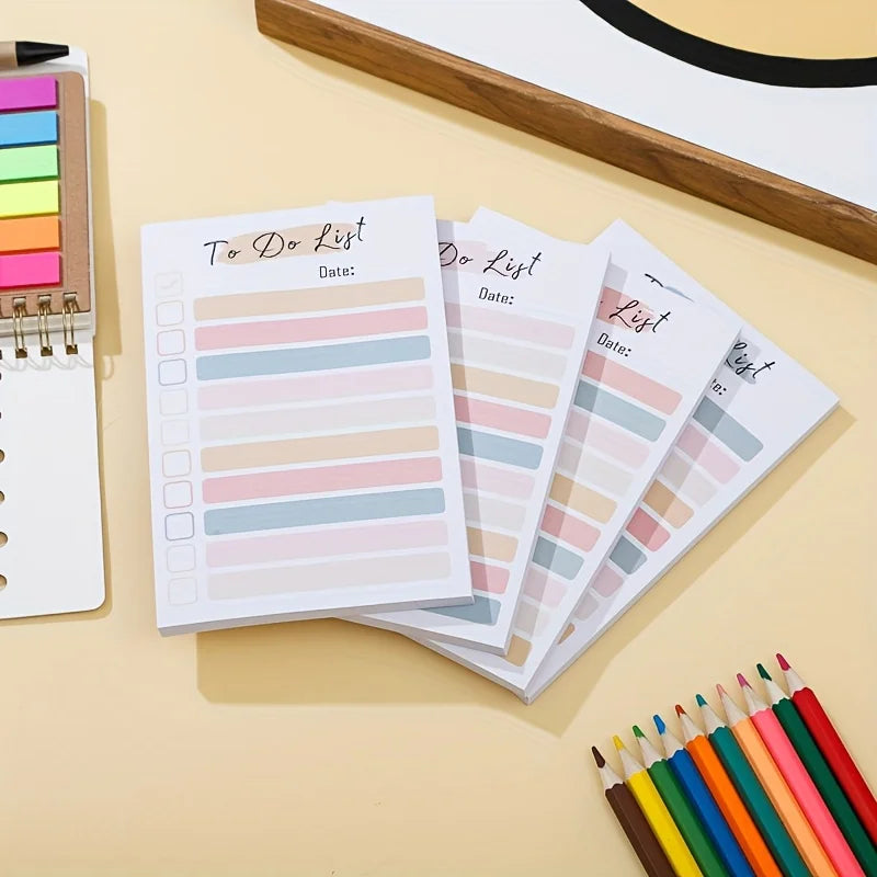 4Pcs/set To-do List - Sticky Notepad