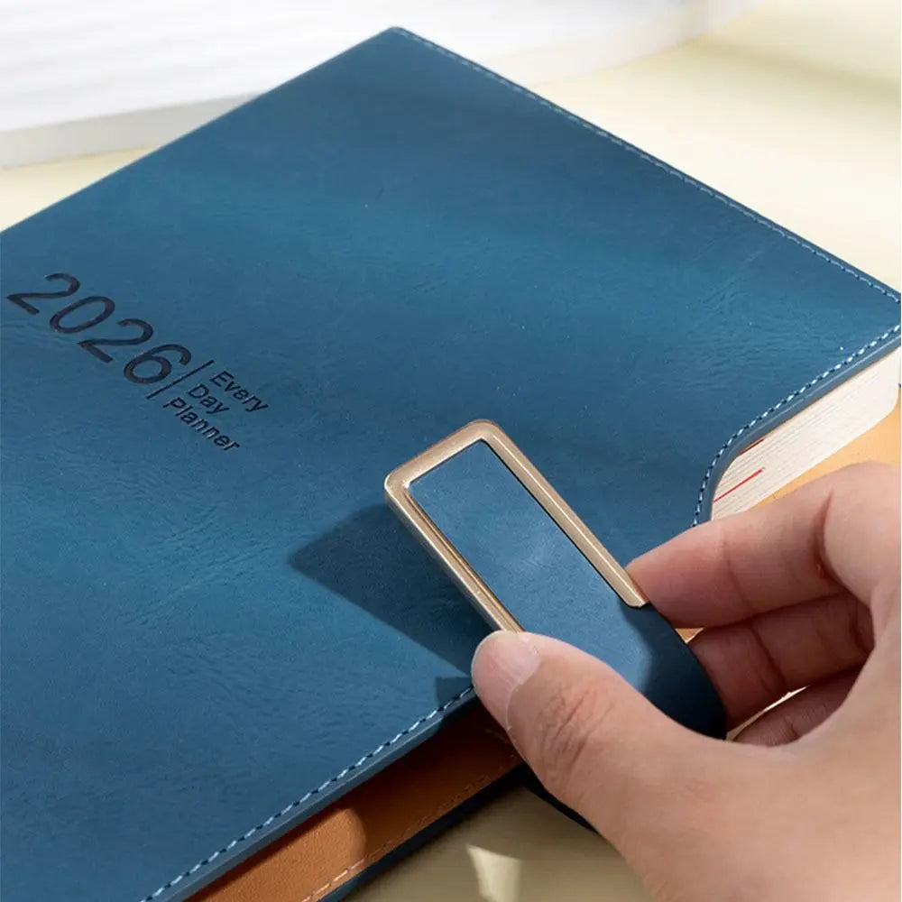 180 Pages 2026 Schedule Planner Notepad 12 Months Efficiency To-do List Notebook English Self-discipline Office Work Planner