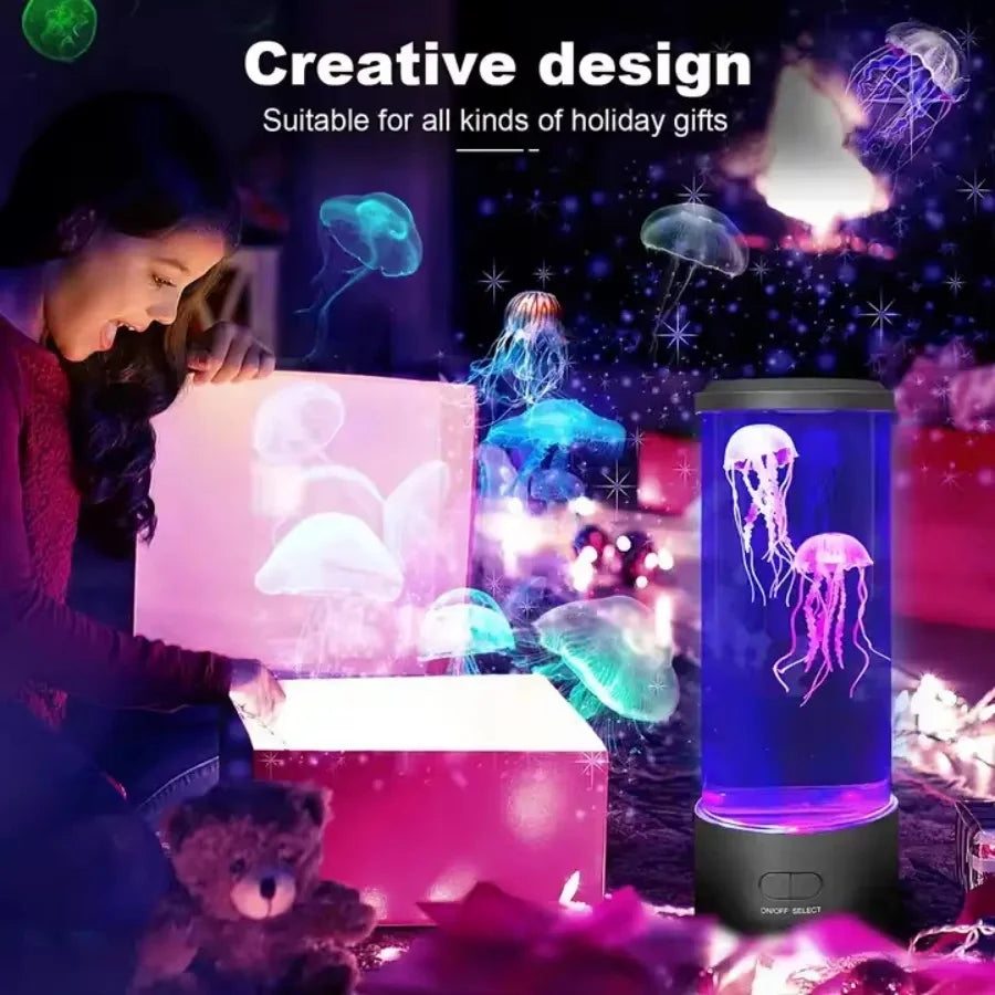 7 Color Color - Changing Jellyfish Led Lamp