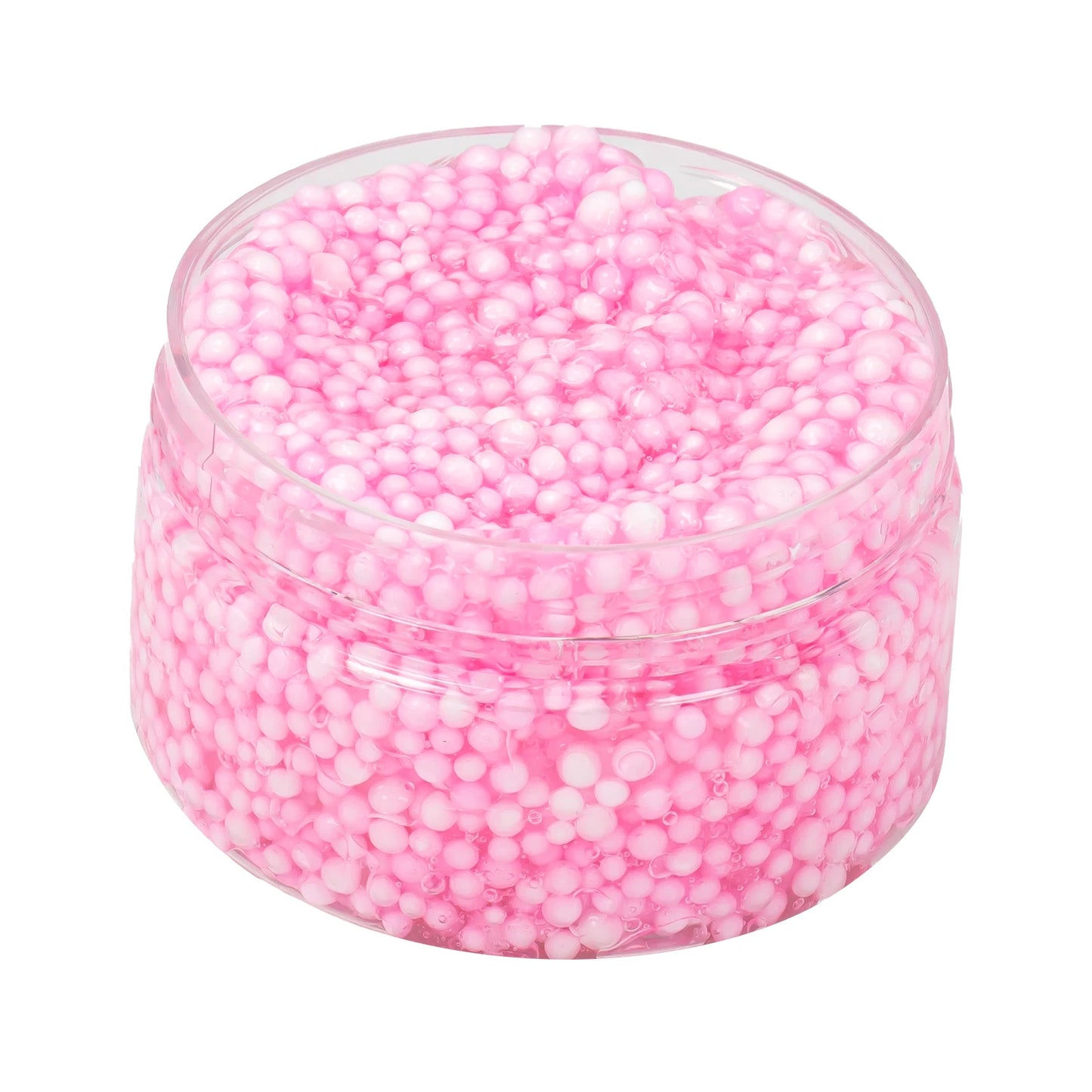 120ml Foam Balls Crystal Slime Kit with Crunchy Beads, Premade Slime Set for Teens, Perfect Stress-Relieving toy Christmas Gift