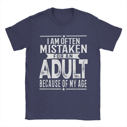 Funny Soft Tagless Crewneck Tee