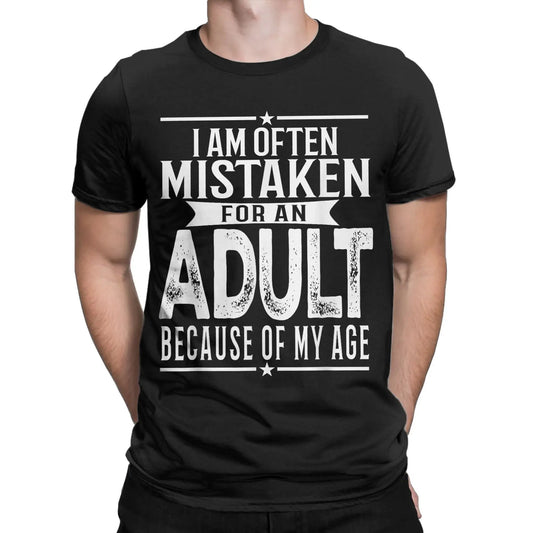 Funny Soft Tagless Crewneck Tee