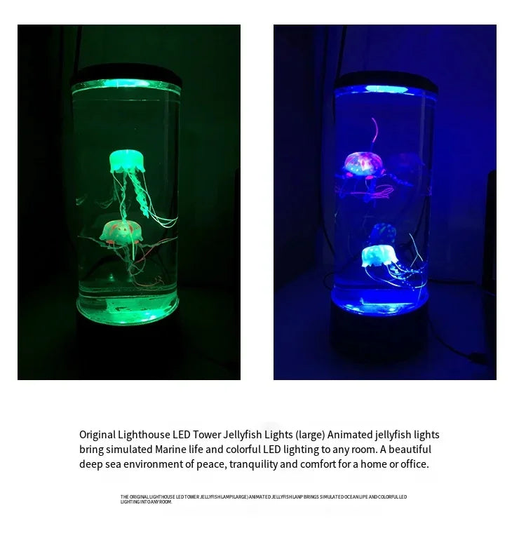 7 Color Color - Changing Jellyfish Led Lamp