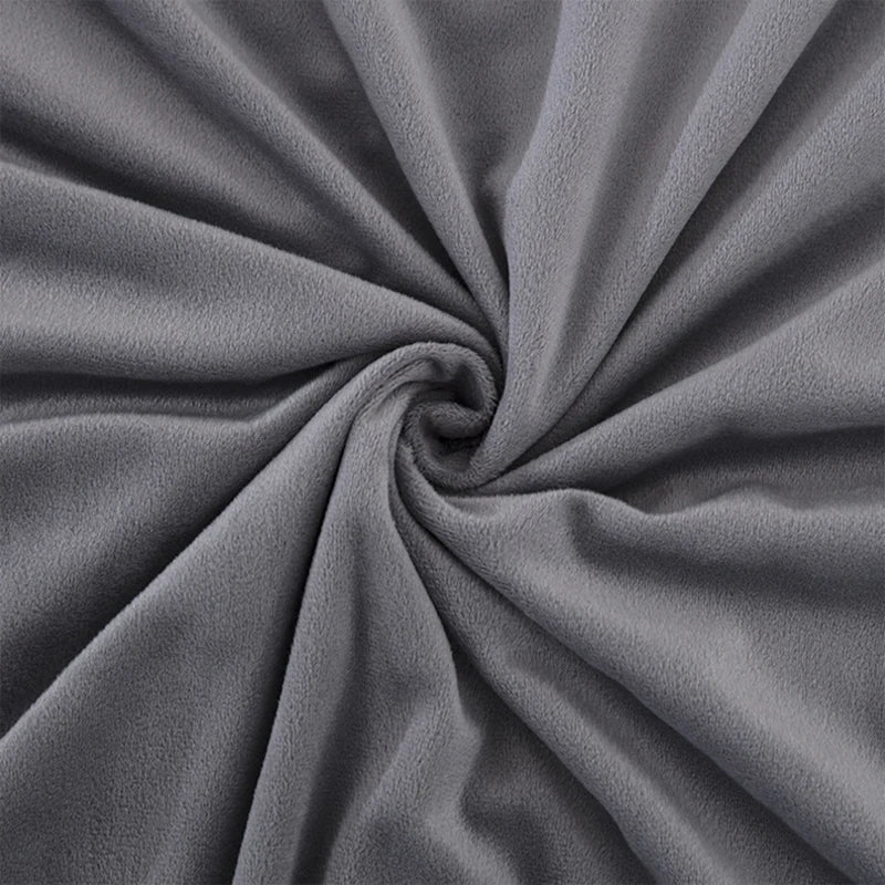 Soft Flannel Weighted Blanket Cover Solid Color Removable Quilt Cover For Heavy Weighted Blanket Decompression Blanket Cover