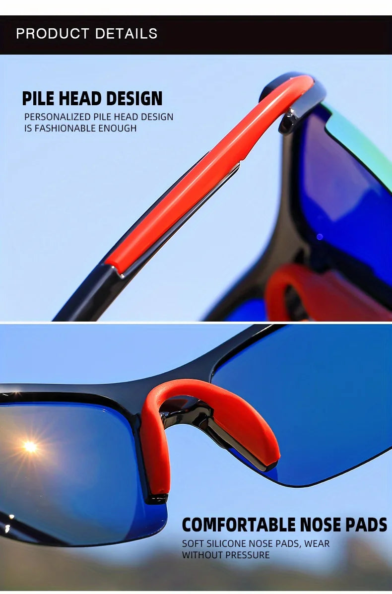 Polarized Sports  Sunglasses Half-Frame
