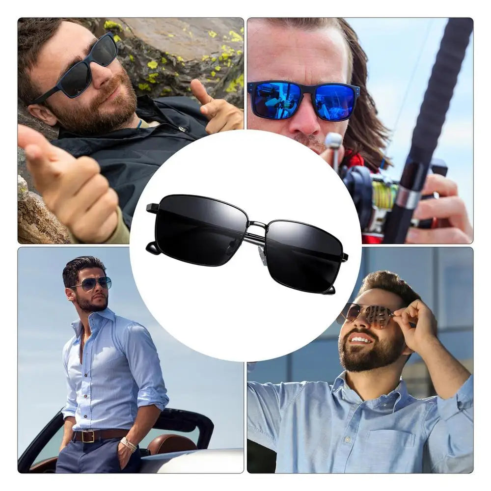 Polarized Sunglasses Men Photochromic Lenses Mens Sunglasses Polarized Sunglasses Men Polarized UV Protection Anti-Slip Mens