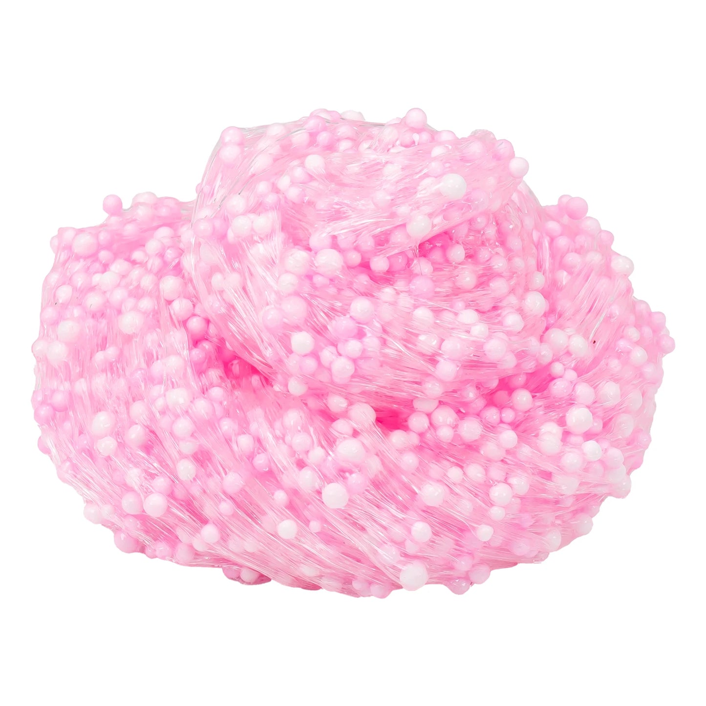 120ml Foam Balls Crystal Slime Kit with Crunchy Beads, Premade Slime Set for Teens, Perfect Stress-Relieving toy Christmas Gift
