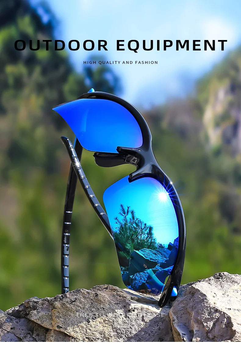 Polarized Sports  Sunglasses Half-Frame