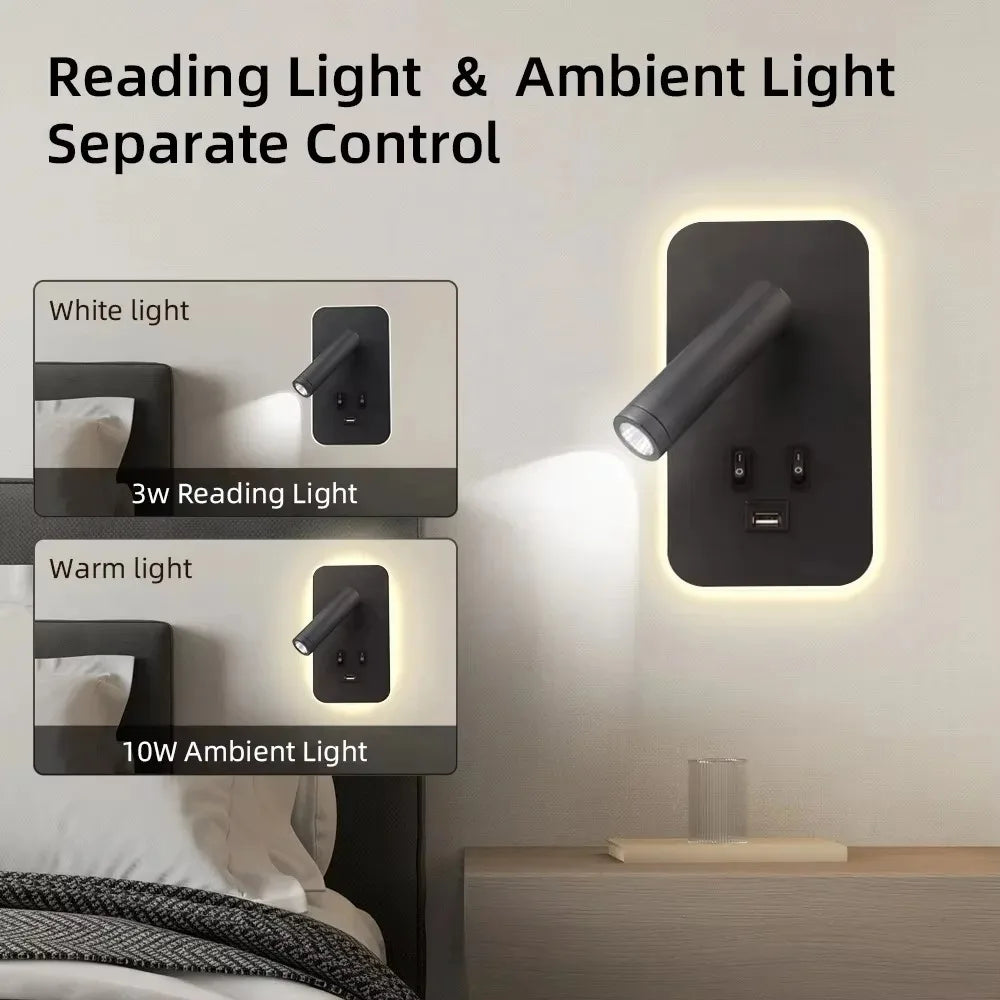 Dimmable LED, Wall Mount Reading Light