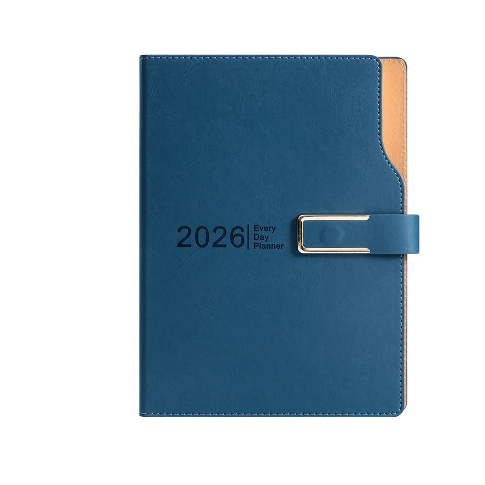 180 Pages 2026 Schedule Planner Notepad 12 Months Efficiency To-do List Notebook English Self-discipline Office Work Planner