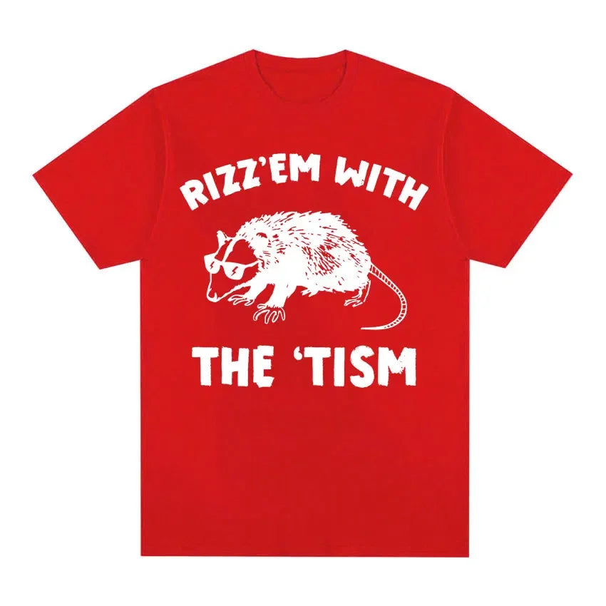 Taggles - Rizz Em with The Tism Funny Graphic Tee