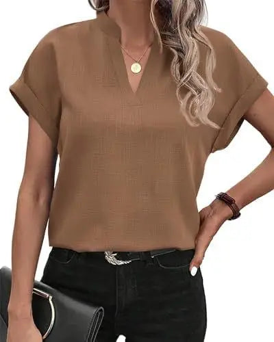V-neck Blouse