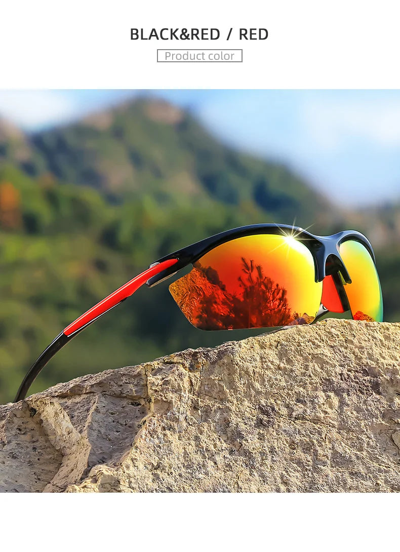 Polarized Sports  Sunglasses Half-Frame
