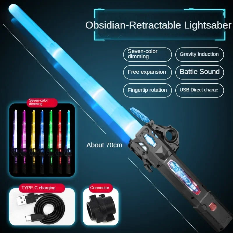 Retractable Lightsaber with USB Charging