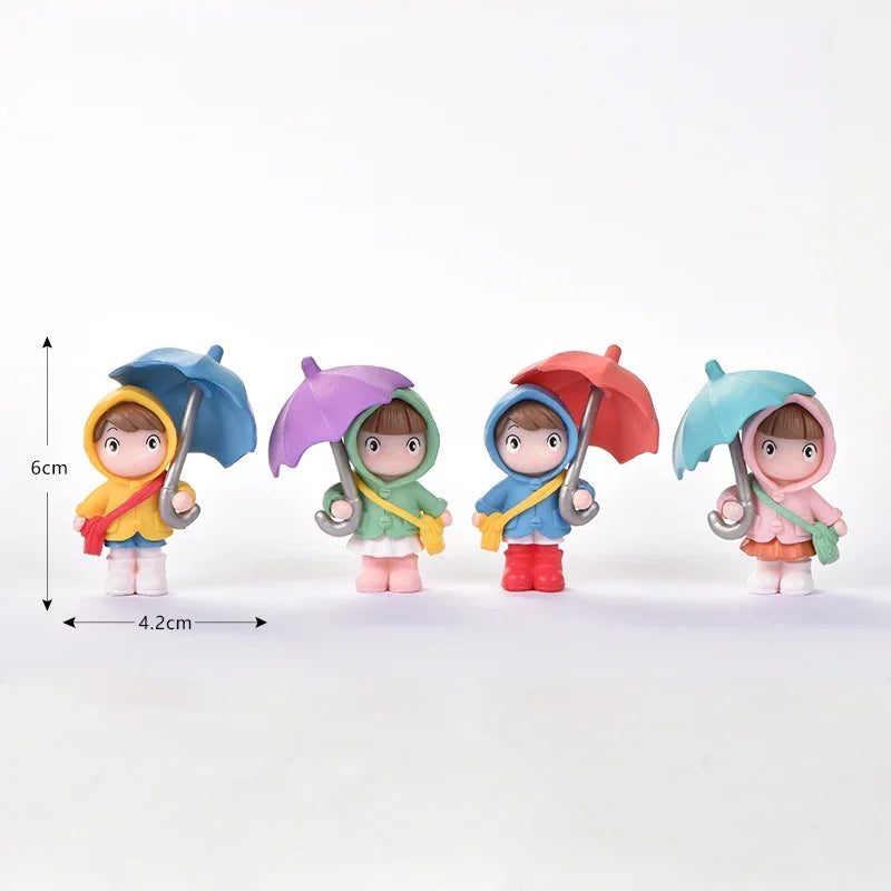 4PCS Cute Umbrella Mini's