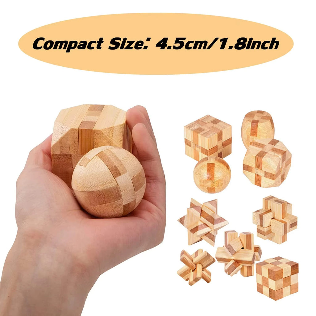 Wooden Brain Teasers Puzzle Games