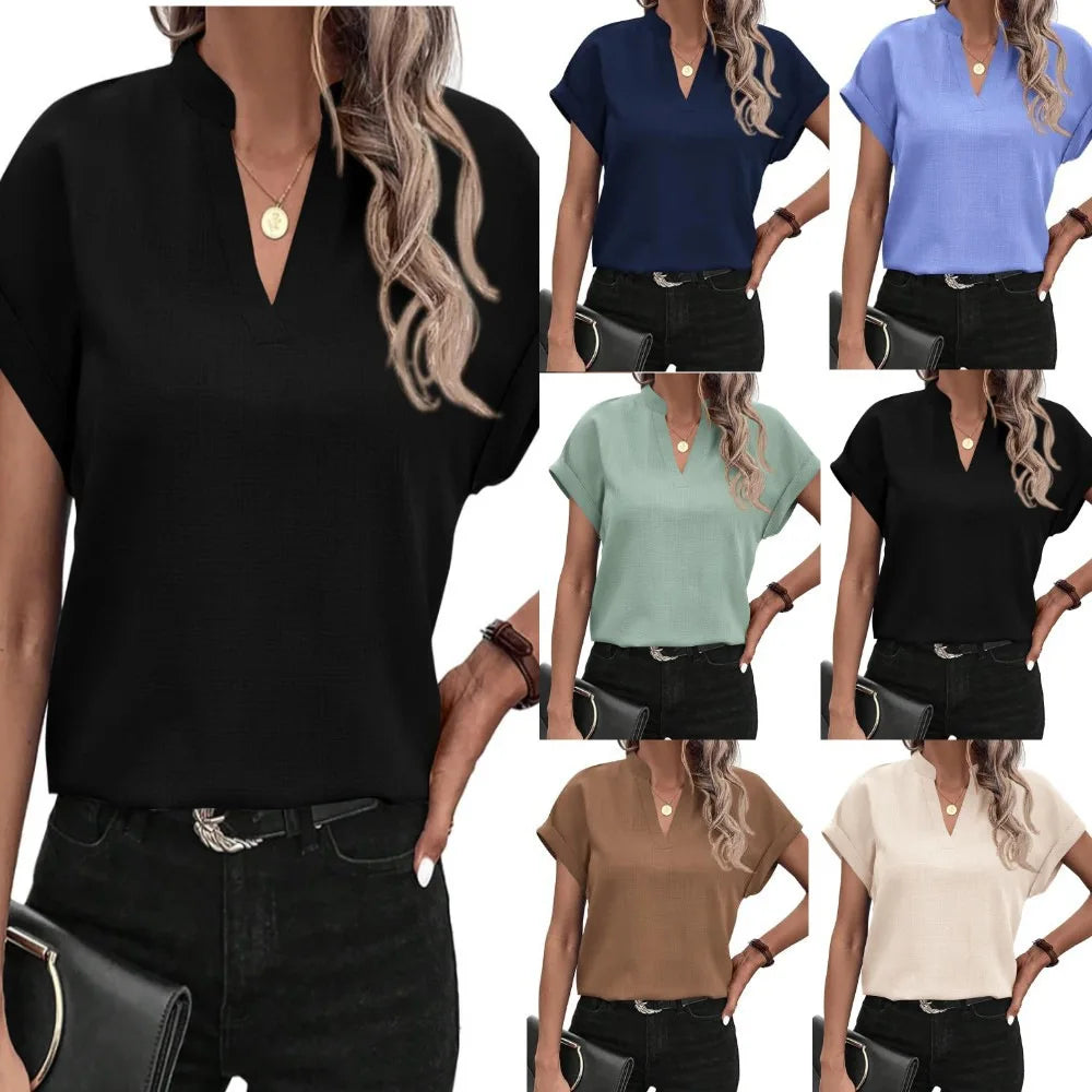 V-neck Blouse