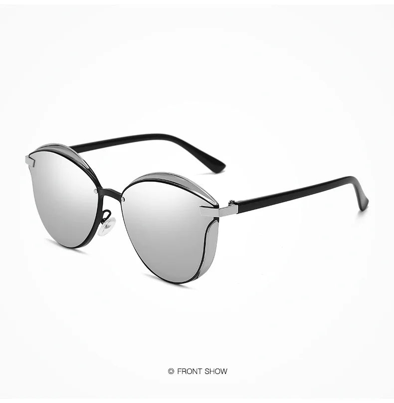 Polarized Sunglasses Women Retro Round UV Protection Dazzling Sun Glasses Premium Sense Sports Outdoor Travel Eyewear T227