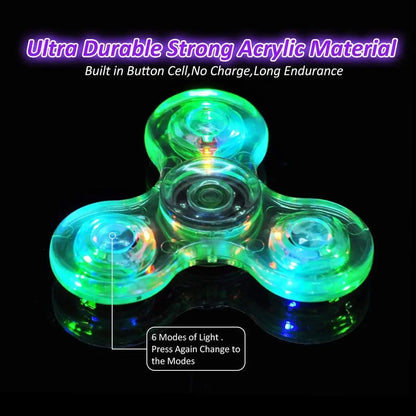 Luminous LED light Fidget Spinner