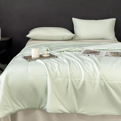 Premium Cooling Blanket Smooth Air Confition Comforter Lightweight Summer Quilt Double Side Arc-Chill Cold Tech Fabric Washable