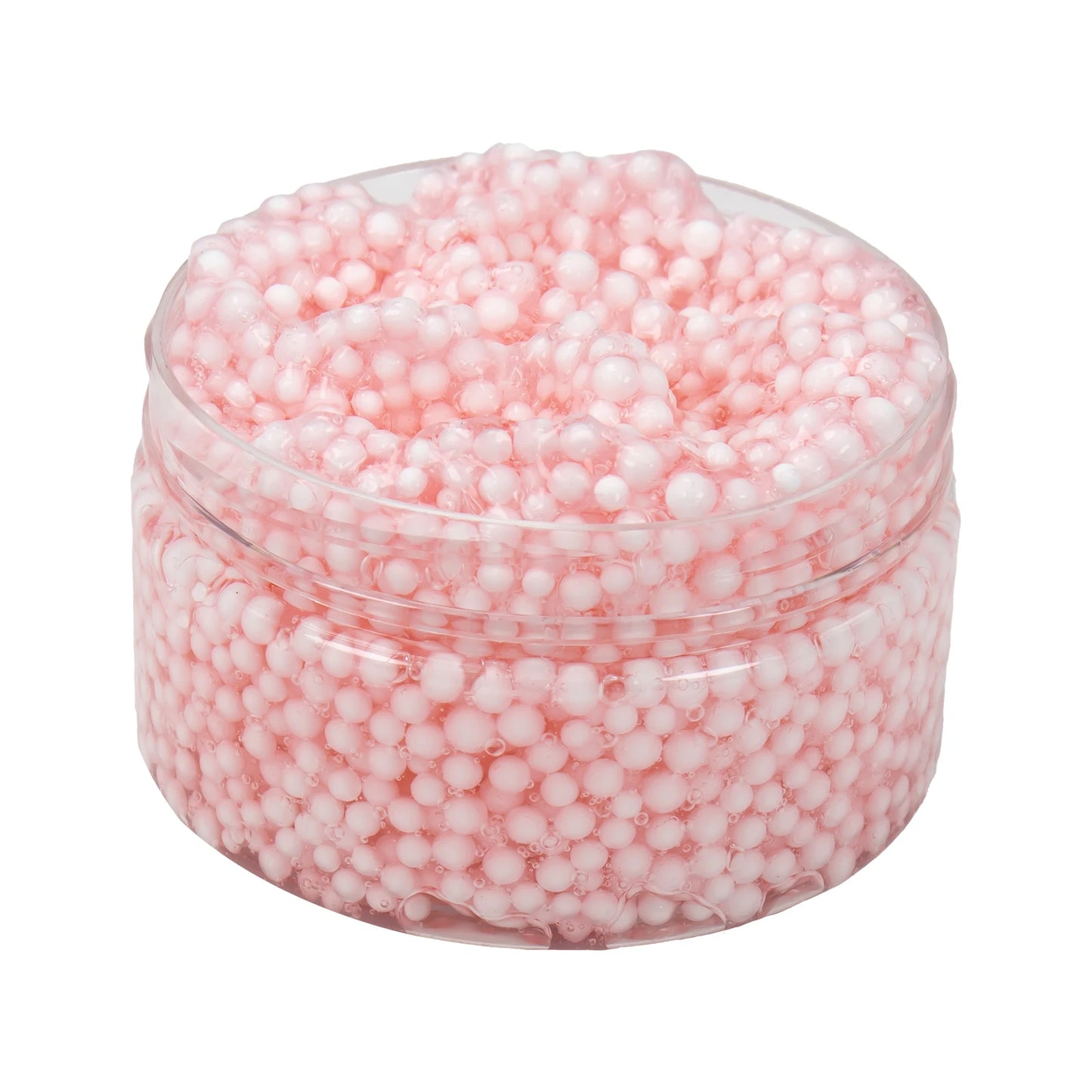 120ml Foam Balls Crystal Slime Kit with Crunchy Beads, Premade Slime Set for Teens, Perfect Stress-Relieving toy Christmas Gift
