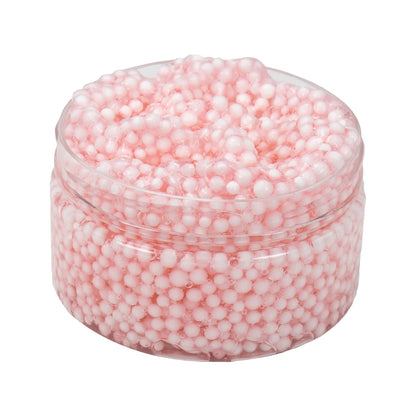 120ml Foam Balls Crystal Slime Kit with Crunchy Beads, Premade Slime Set for Teens, Perfect Stress-Relieving toy Christmas Gift