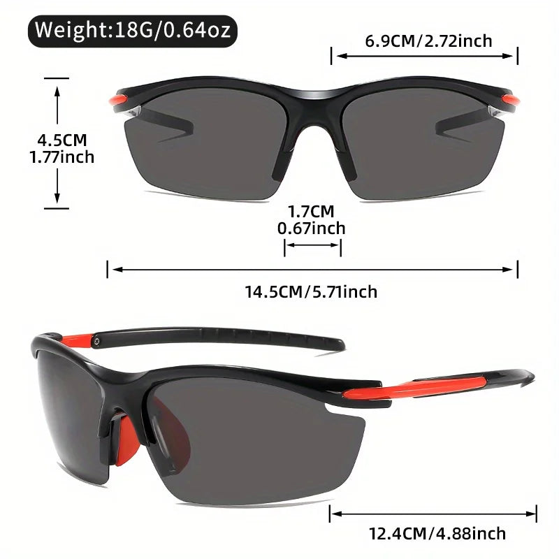 Polarized Sports  Sunglasses Half-Frame